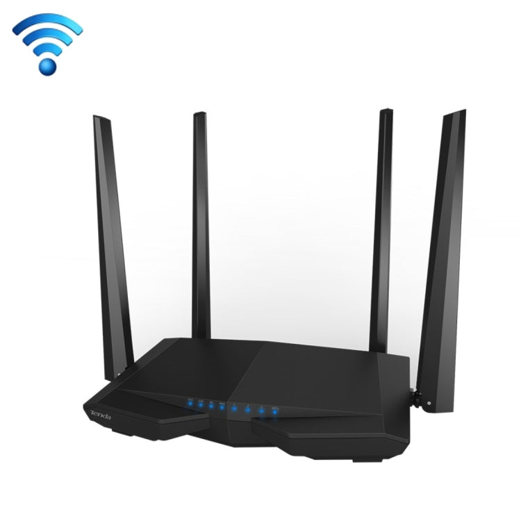 Tenda AC6 AC1200 Smart Dual-Band Wireless Router 5GHz 867Mbps + 2.4GHz 300Mbps WiFi Router with 4*5dBi External Antennas, AC6 Tenda AC6 AC1200 Smart Dual-Band Wireless Router 5GHz 867Mbps + 2.4GHz 300Mbps WiFi Router with 4*5dBi External Antennas, AC6